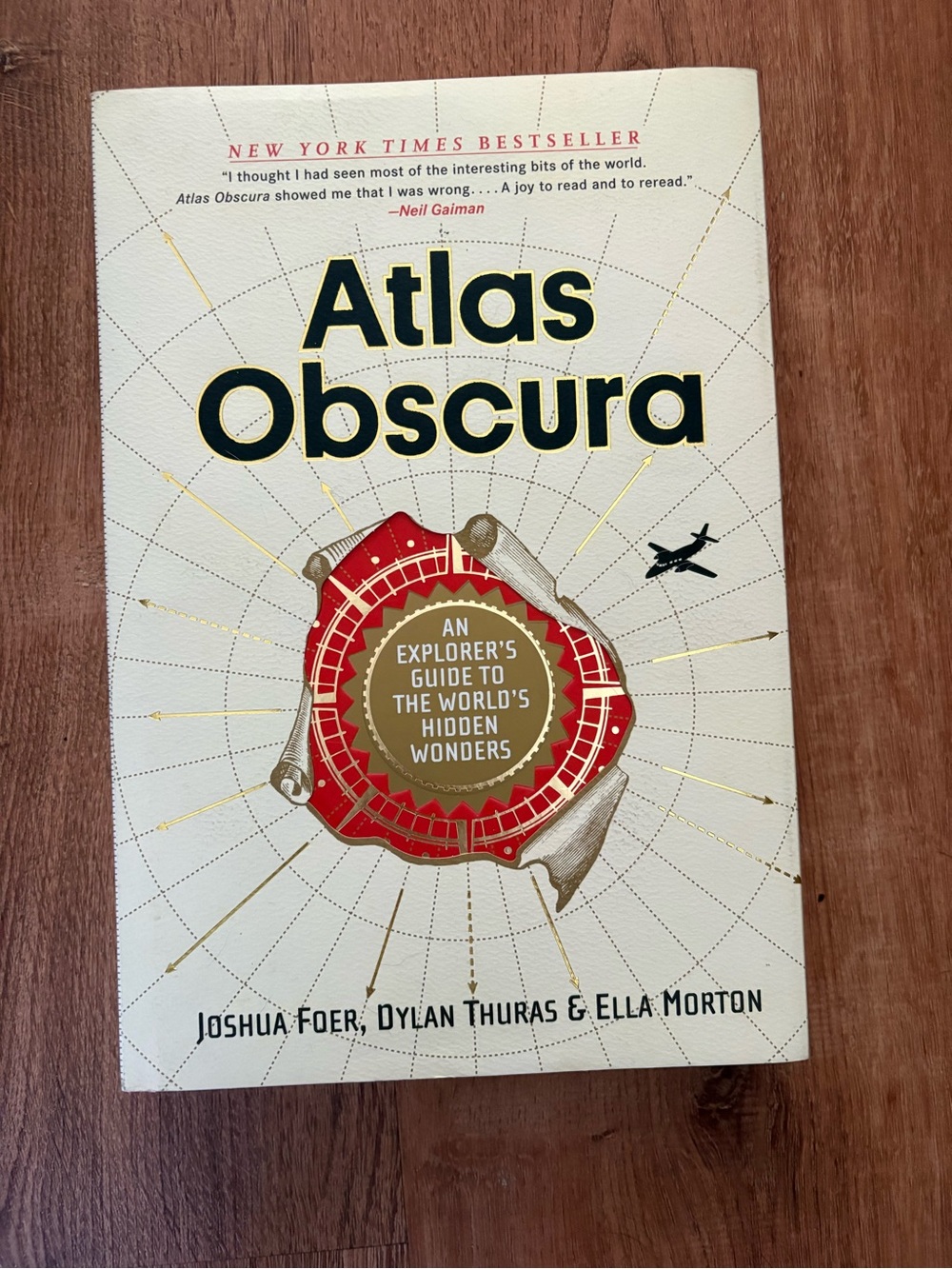 Atlas Obscura Hardcover Book - Cream & Red Cover
